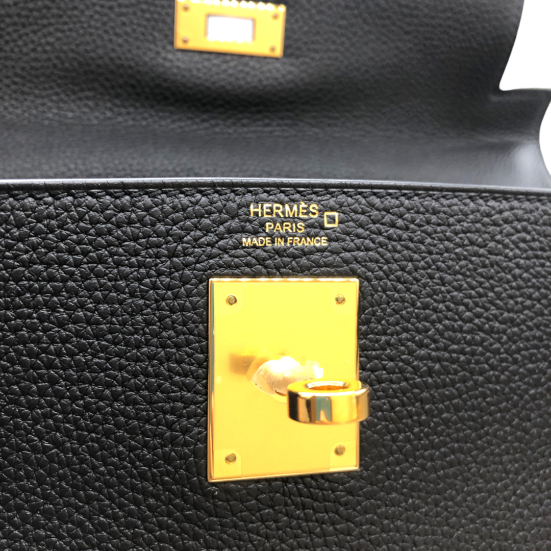 Hermes(エルメス)の　エルメス HERMES ケリー28タッチ 内縫い Z刻 ブラック ゴールド金具 アリゲーターマット・トゴ レディース ハンドバッグ レディースのバッグ(ハンドバッグ)の商品写真