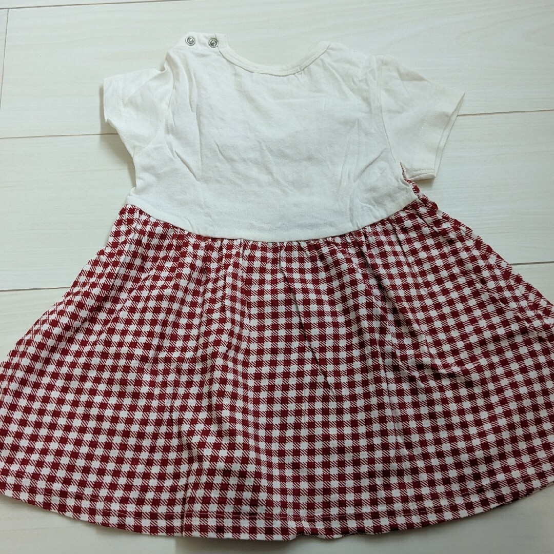 半袖ワンピース 95 キッズ/ベビー/マタニティのキッズ服女の子用(90cm~)(ワンピース)の商品写真