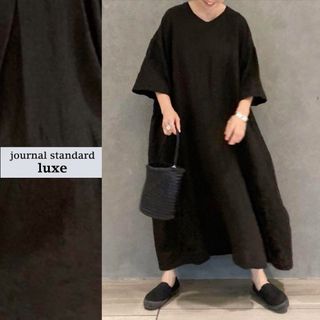 ジャーナルスタンダード(JOURNAL STANDARD)のjournal standard luxe 40リネンフレアーワンピース(ロングワンピース/マキシワンピース)