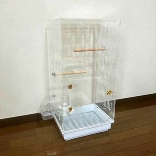 360度見渡せるアクリルルーム フクロモモンガ 鳥かご 大 小動物専用 68cm