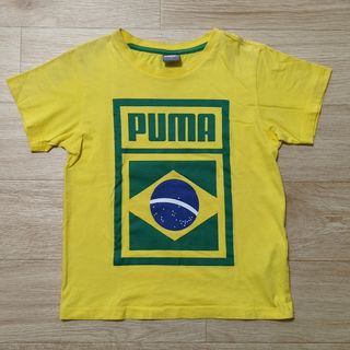 プーマ(PUMA)のプーマ　Tシャツ　130　ブラジル　イエロー　キッズ(Tシャツ/カットソー)