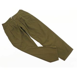 ユナイテッドアローズ(UNITED ARROWS)のgreen label relaxing グリーンレーベルリラクシング ユナイテッドアローズ タック パンツ size38/カーキ ■◇ レディース(その他)