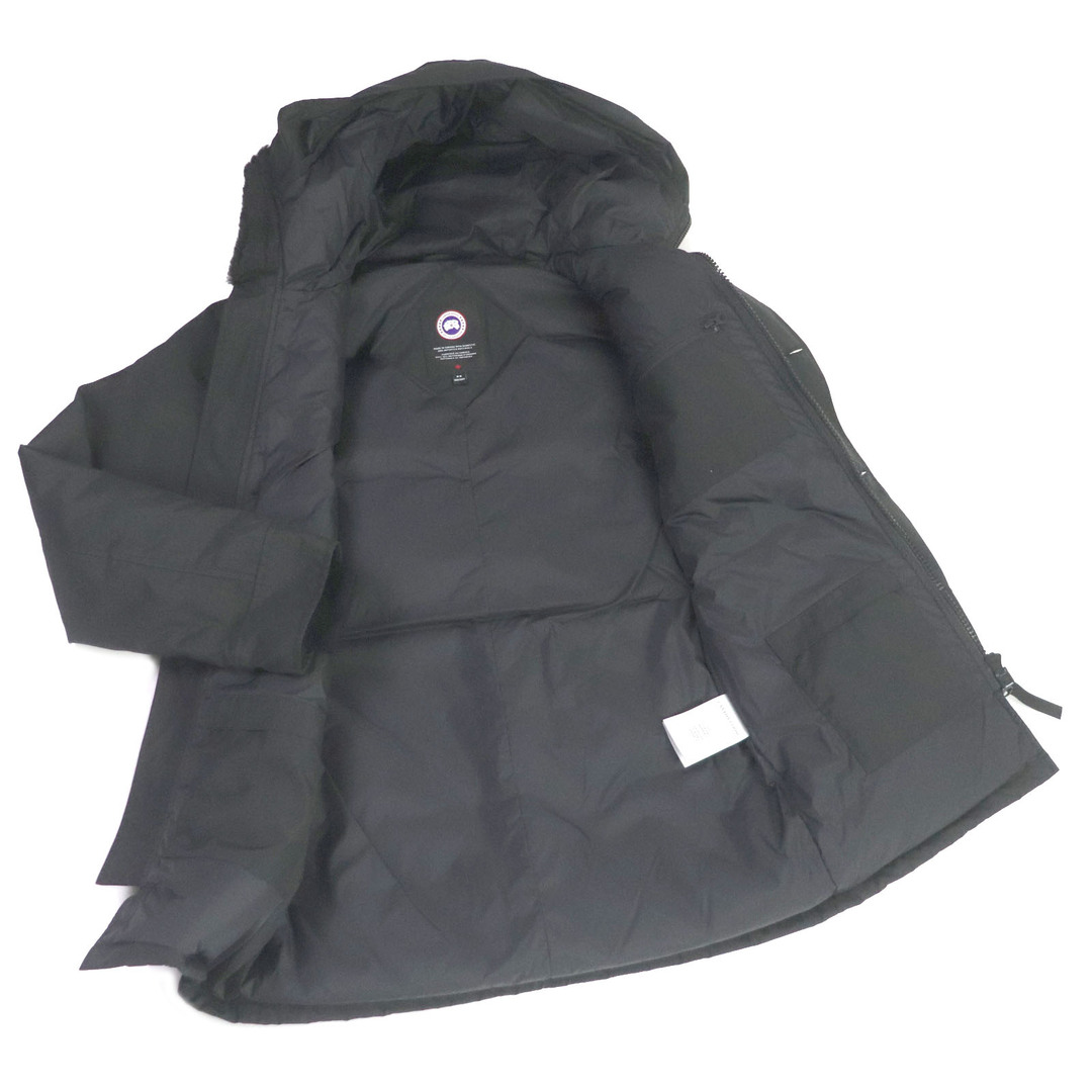 CANADA GOOSE(カナダグース)の極美品□CANADA GOOSE カナダグース 3438MJ JASPER PARKA ロゴワッペン WZIP フーデッド ダウンコート ダウンジャケット ブラック カナダ製 正規品 メンズ 定価192,500円 メンズのジャケット/アウター(ダウンジャケット)の商品写真