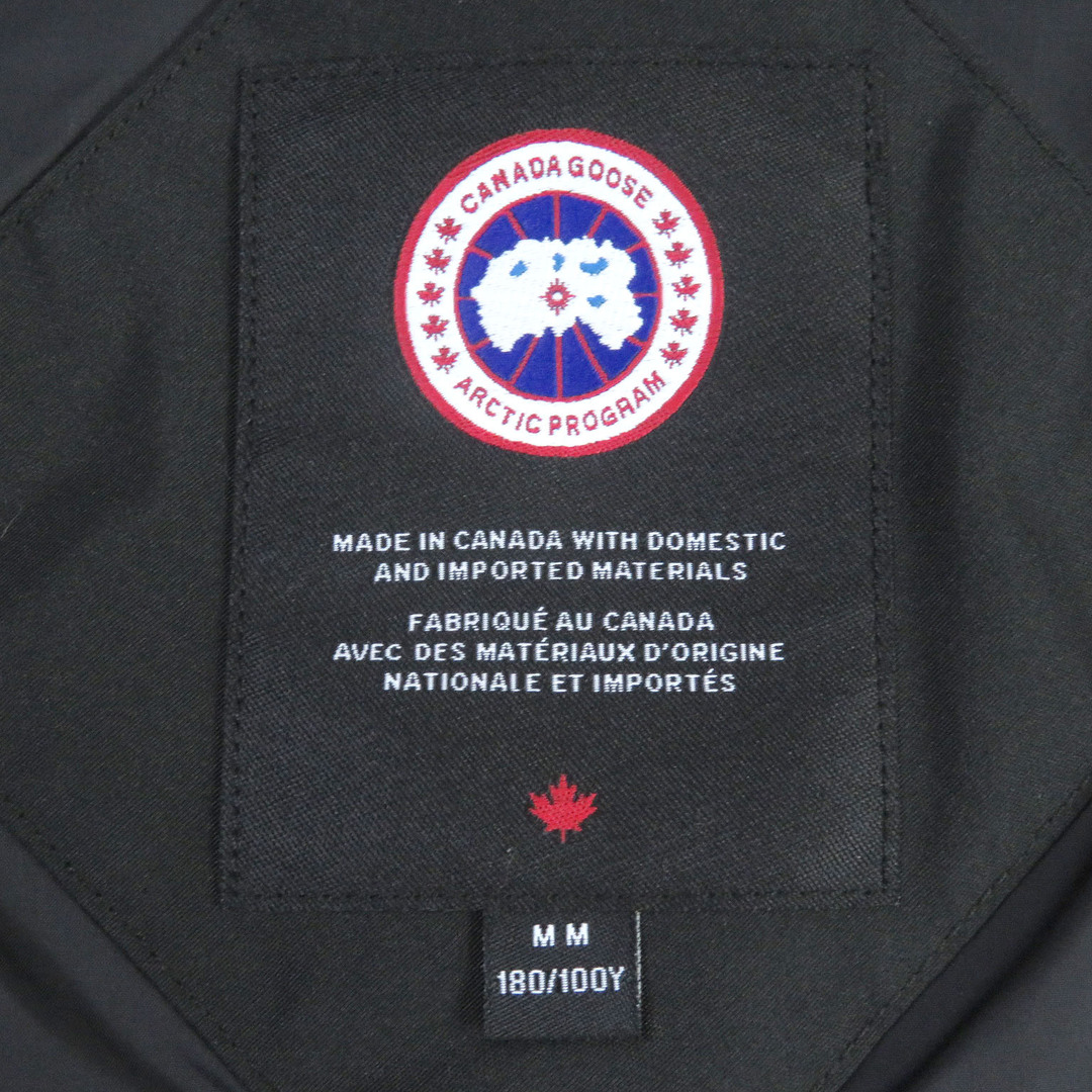 CANADA GOOSE(カナダグース)の極美品□CANADA GOOSE カナダグース 3438MJ JASPER PARKA ロゴワッペン WZIP フーデッド ダウンコート ダウンジャケット ブラック カナダ製 正規品 メンズ 定価192,500円 メンズのジャケット/アウター(ダウンジャケット)の商品写真