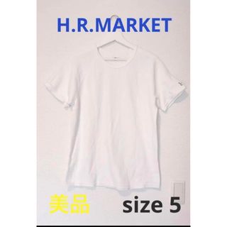 HOLLYWOOD RANCH MARKET - 【美品】【定番】ハリウッドランチマーケット　ストレッチフライス　ネイビー半袖