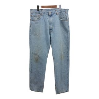 リーバイス(Levi's)のLevi's リーバイス 505 デニムパンツ アメカジ ブルー (メンズ W36 L32) 中古 古着 Q3250(デニム/ジーンズ)