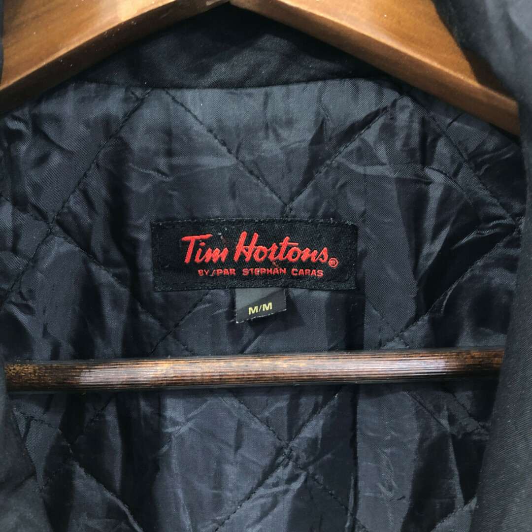 Tim Hortons 中綿ジャケット ブラウン (メンズ M) 中古 古着 Q3531 メンズのジャケット/アウター(その他)の商品写真