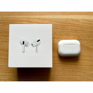アップル(Apple)のAirPods pro 第一世代 左耳故障 右耳ノイズあり(ヘッドフォン/イヤフォン)