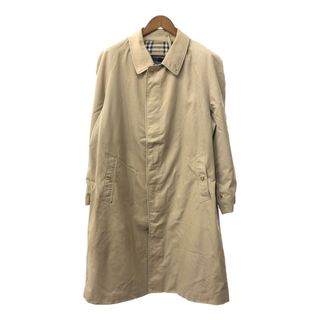 バーバリー(BURBERRY)の70年代 イングランド製 Burberrys バーバリーズ ステンカラーコート ベージュ (レディース 54 R) 中古 古着 Q3548(ロングコート)