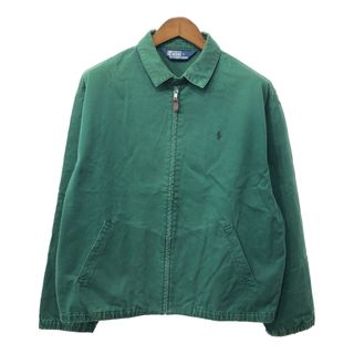 ポロラルフローレン(POLO RALPH LAUREN)のPolo by Ralph Lauren ポロ ラルフローレン コットン スイングトップ ワンポイントロゴ グリーン (メンズ L) 中古 古着 Q3590(その他)