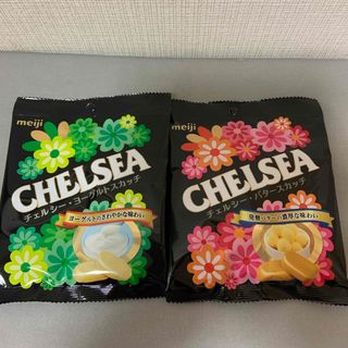 メイジ(明治)のチェルシー　ヨーグルトスカッチ＆バタースカッチ(菓子/デザート)