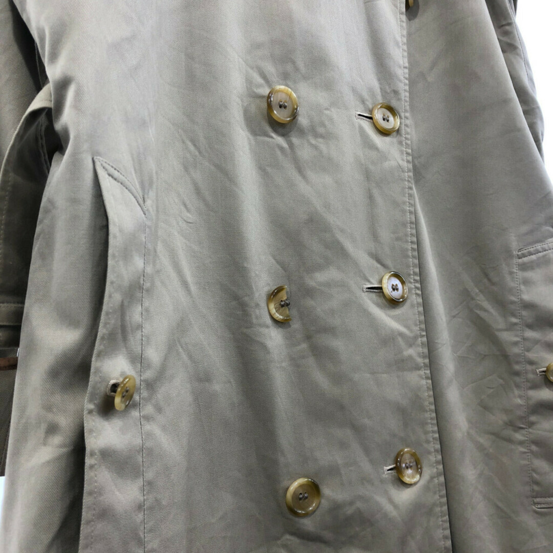 BURBERRY(バーバリー)の80年代 Burberrys バーバリーズ トレンチコート ベージュ (レディース 8 EX LONG) 中古 古着 Q3617 レディースのジャケット/アウター(ロングコート)の商品写真