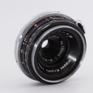 ニコン(Nikon)のNikon ニコン W-NIKKOR 2.8cm F3.5 Black for Nikon S Mount S2 SP S3 28mm Sマウント 広角レンズ #9356(レンズ(単焦点))