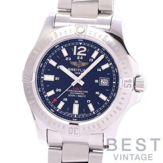 ブライトリング(BREITLING)の【OH済】 ブライトリング 【BREITLING】 コルト オートマチック A1738811/BD44/173A (A173B44PCS) メンズ ブラック ステンレススティール 腕時計 時計 COLT AUTOMATIC BLACK SS CMW 認定中古【中古】 (腕時計(アナログ))