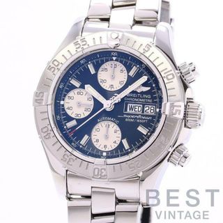 ブライトリング(BREITLING)の【OH済】 ブライトリング 【BREITLING】 クロノ スーパーオーシャン A1334011/B683/131A (A111B83PRS) メンズ ブラック/シルバー ステンレススティール 腕時計 時計 CHRONO SUPEROCEAN BLACK/SILVER SS CMW 認定中古【中古】 (腕時計(アナログ))