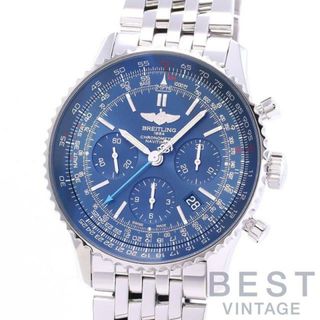 ブライトリング(BREITLING)のブライトリング 【BREITLING】 ナビタイマー 01 KOREA スペシャルエディション AB01212A/C973/447A メンズ ブルー ステンレススティール 腕時計 時計 NAVITIMER 01 KOREA SPECIAL EDITION LIMITED TO 50 BLUE SS 【中古】 (腕時計(アナログ))