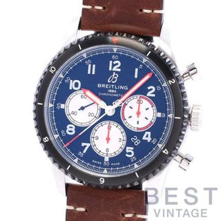 ブライトリング(BREITLING)のブライトリング 【BREITLING】 アビエーター8 B01 クロノグラフ 43 モスキート AB01194A1B1X2(A018M-1DAD) メンズ ブラック/シルバー ステンレススティール 腕時計 時計 AVIATOR 8 B01 CHRONOGRAPH 43 MOSQUITO BLACK/SILVER SS 【中古】 (腕時計(アナログ))