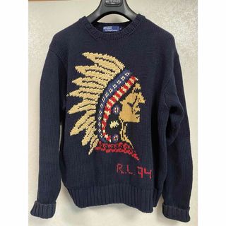 ポロ(POLO（RALPH LAUREN）)のラルフローレン  インディアンヘッド 94 コットン セーター(ニット/セーター)