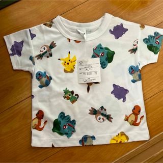 ポケモン(ポケモン)のポケモン　半袖　ティシャツ  メッシュ　80㎝(Ｔシャツ)