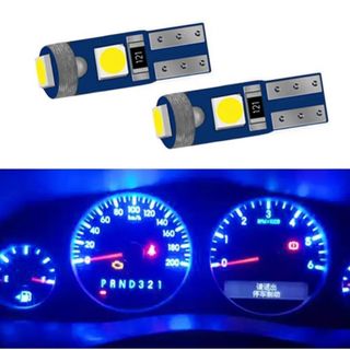 LED T5 3030SMD 3連 ブルー 2個(汎用パーツ)