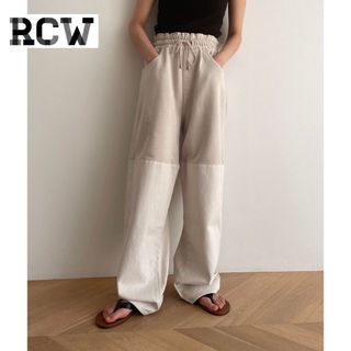 キャナルジーン(CANAL JEAN)の【美品♡】RCW BLUE LABEL ドローストリング切り替えスウェット(カジュアルパンツ)