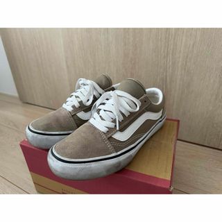 ヴァンズ(VANS)のvans スニーカー　ベージュ　カーキ(スニーカー)