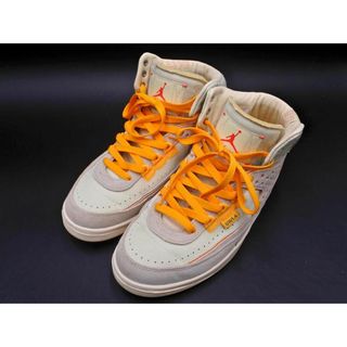 美品 UNION ユニオン Nike ナイキ Air Jordan 2 エアジョーダン 2 RETRO SP ハイカット スニーカー size25ｃｍ/ベージュ ■■◎メンズ(スニーカー)