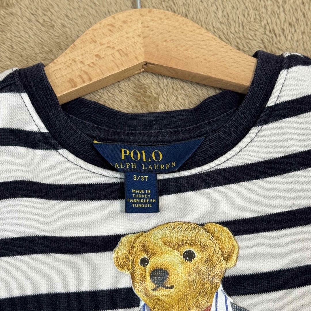 Ralph Lauren(ラルフローレン)のラルフローレン　ポロベアワンピース キッズ/ベビー/マタニティのキッズ服女の子用(90cm~)(ワンピース)の商品写真