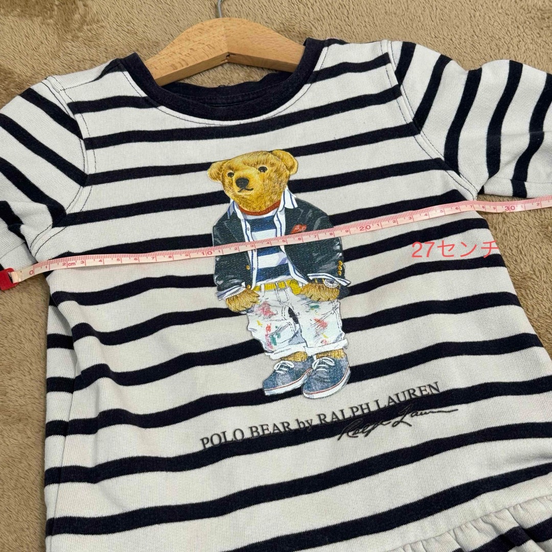 Ralph Lauren(ラルフローレン)のラルフローレン　ポロベアワンピース キッズ/ベビー/マタニティのキッズ服女の子用(90cm~)(ワンピース)の商品写真