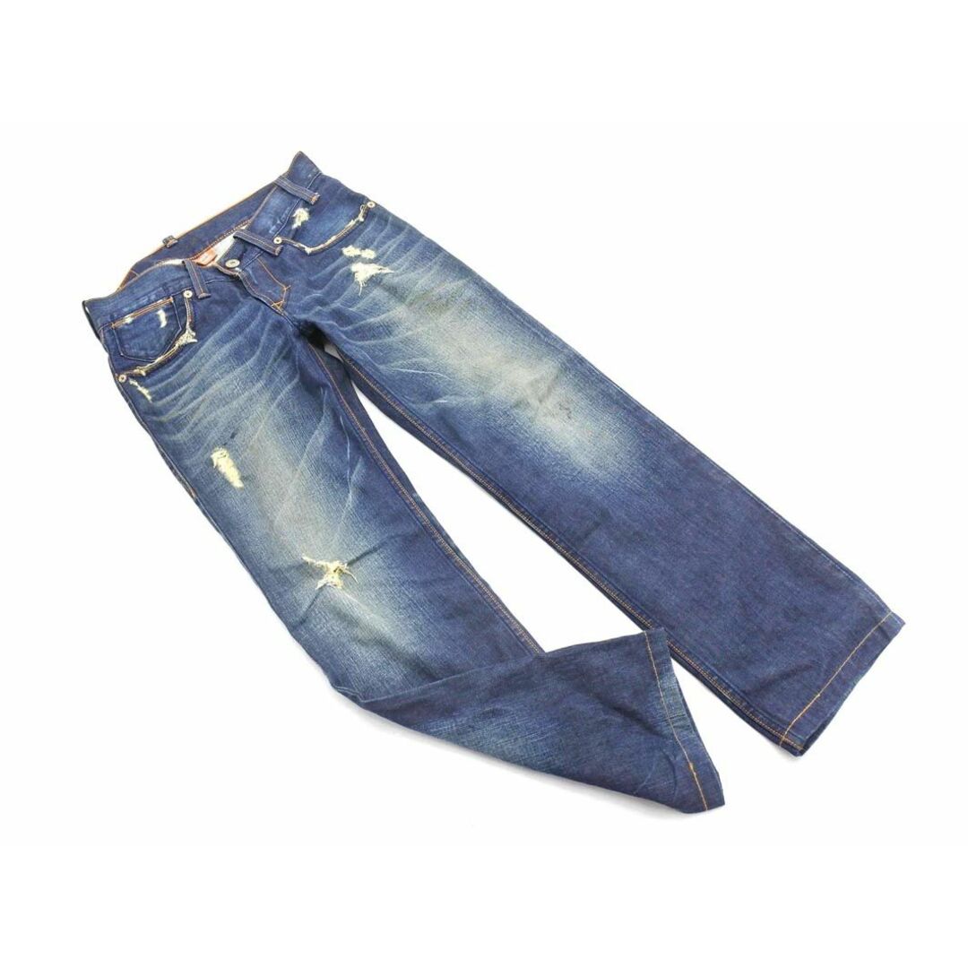 Levi's(リーバイス)のLEVI'S リーバイス 504 ダメージ加工 デニムパンツ size30/紺 ■■ メンズ メンズのパンツ(デニム/ジーンズ)の商品写真