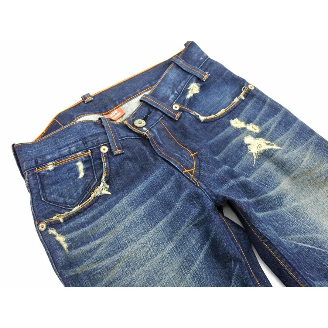 Levi's(リーバイス)のLEVI'S リーバイス 504 ダメージ加工 デニムパンツ size30/紺 ■■ メンズ メンズのパンツ(デニム/ジーンズ)の商品写真