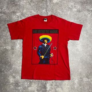 ジャイアント(Giant)のgiant 00's RAGE AGAINST THE MACHINE Tシャツ メキシコ 革命家 エミリアーノ・サパタ ヴィンテージ 330U(Tシャツ/カットソー(半袖/袖なし))