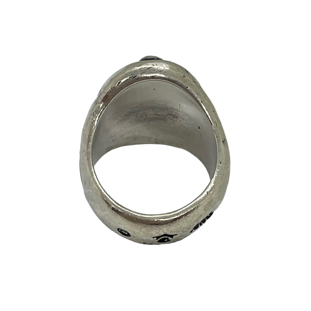 Gaboratory(ガボラトリー)のGaboratory ガボラトリー Sculpted Oval Signet Ring スカルプテッド オーバル シグネット リング メンズ 21号 送料無料 中古 IT1 メンズのアクセサリー(リング(指輪))の商品写真