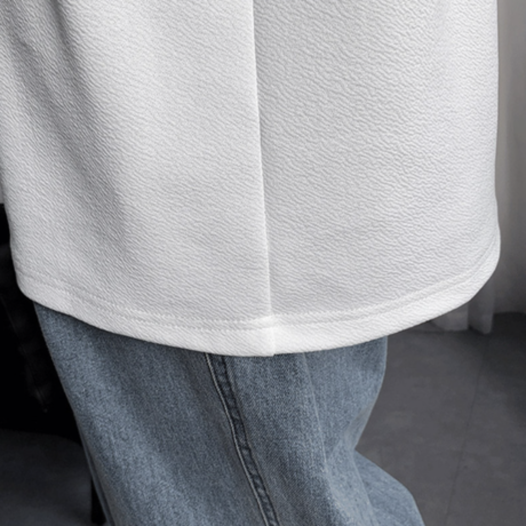 Lサイズ　七分袖 Tシャツ チェック柄 ビッグシルエット オーバーサイズ  メンズのトップス(Tシャツ/カットソー(七分/長袖))の商品写真