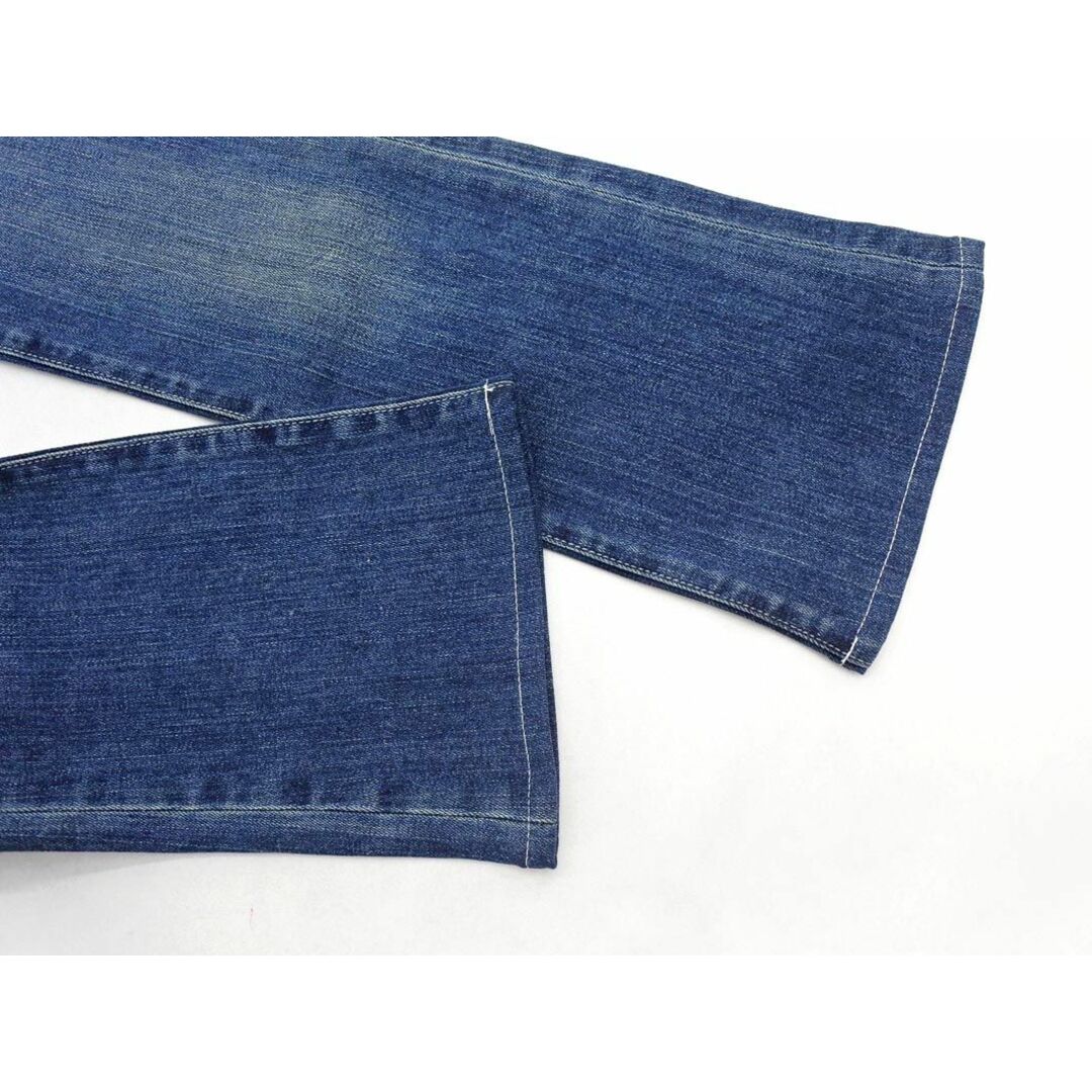 RU(アールユー)の新品 RU アールユー JEANS USED加工 ラインストーン ブーツカット デニムパンツ size27/青 ■■ レディース レディースのパンツ(デニム/ジーンズ)の商品写真