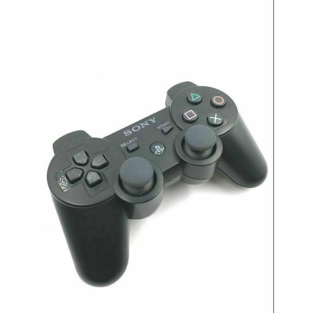 PlayStation3(プレイステーション3)のPS3 コントローラー 純正 DUALSHOCK3 ブラック　b-4706 エンタメ/ホビーのゲームソフト/ゲーム機本体(その他)の商品写真