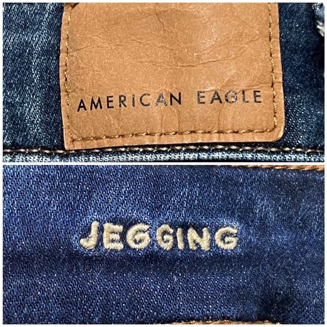 American Eagle(アメリカンイーグル)のAEO アメリカンイーグル ジェギング ダメージ加工 強ストレッチ サイズUS6 レディースのパンツ(デニム/ジーンズ)の商品写真
