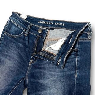 アメリカンイーグル(American Eagle)のAEO アメリカンイーグル ジェギング ダメージ加工 強ストレッチ サイズUS6(デニム/ジーンズ)