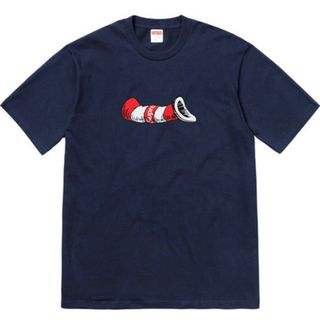 シュプリーム(Supreme)のSupreme 18FW Cat in the Hat Tee Navy L(Tシャツ/カットソー(半袖/袖なし))