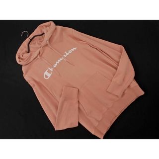 チャンピオン(Champion)のChampion チャンピオン ロゴ プリント プルオーバー パーカー sizeS/ピンク ■◇ メンズ(パーカー)