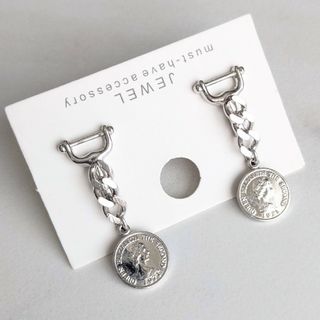 シルバー コイン ピアス(ピアス)