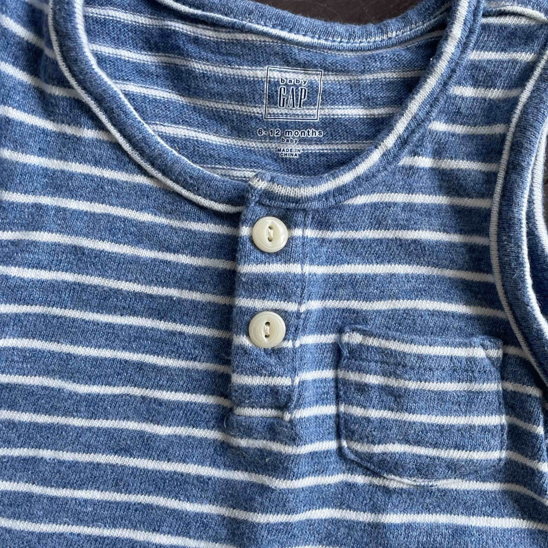 babyGAP(ベビーギャップ)の70サイズ2枚セット キッズ/ベビー/マタニティのベビー服(~85cm)(カバーオール)の商品写真