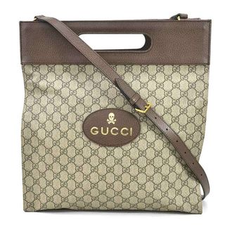 グッチ(Gucci)のグッチ GUCCI ハンドバッグ ショルダーバッグ GGスプリームキャンバス ブラウン系 ユニセックス 463491 送料無料【中古】 99753k(ハンドバッグ)