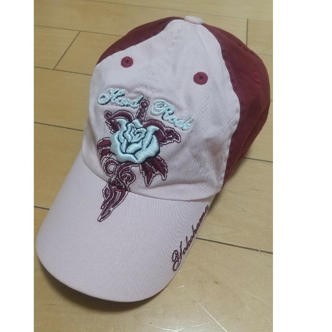 キャップ 帽子 ハードロックカフェ 横浜 ピンク Panko レディースの帽子(キャップ)の商品写真