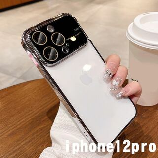 iphone12proケース  TPU  お洒落 軽量 耐衝撃  ホワイト4(iPhoneケース)