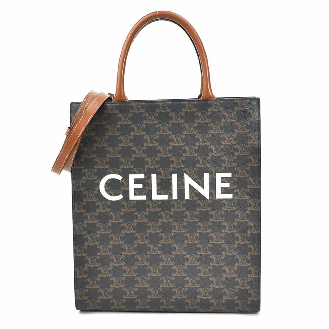 celine(セリーヌ)のセリーヌ CELINE ハンドバッグ ショルダーバッグ バーティカルカバ スモール コーティングキャンバス ブラック系 ユニセックス 送料無料【中古】 99759g レディースのバッグ(ハンドバッグ)の商品写真