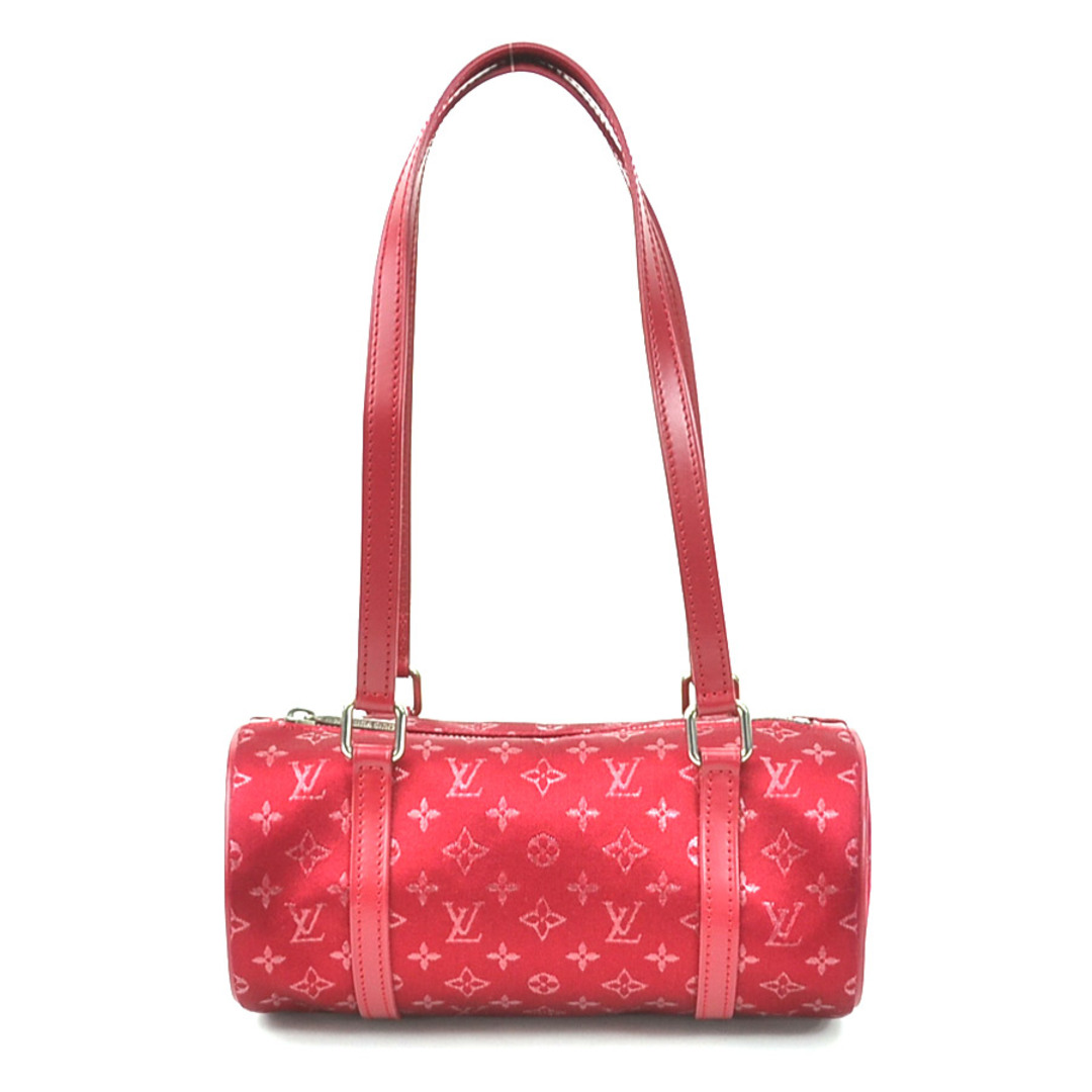 LOUIS VUITTON(ルイヴィトン)のルイ ヴィトン LOUIS VUITTON ハンドバッグ モノグラム サテン リトルパピヨン モノグラムサテン ルージュ レディース M92353 送料無料【中古】 99773f レディースのバッグ(ハンドバッグ)の商品写真