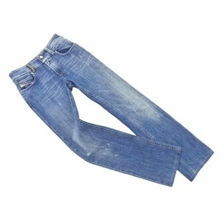 ディーゼル(DIESEL)のDIESEL ディーゼル BRUCKE ダメージ加工 ストレッチ デニムパンツ size26/青 ■■ レディース(デニム/ジーンズ)