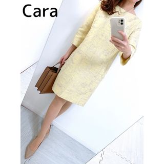 【美品✨】Cara❤️カーラ✨サイズM相当✨ワンピース✨(ひざ丈ワンピース)