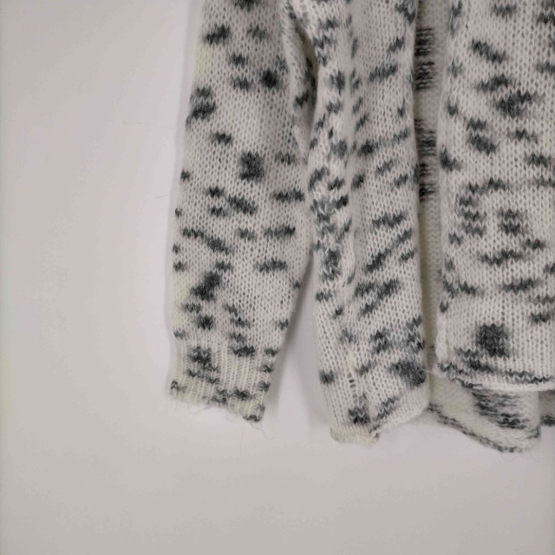 ZARA(ザラ)のZARA(ザラ) CONTRAST KNIT SWEATER WITH SLIT レディースのトップス(ニット/セーター)の商品写真